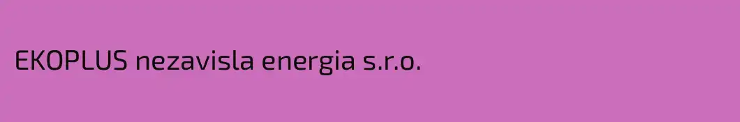 EKOPLUS nezavisla energia s.r.o.